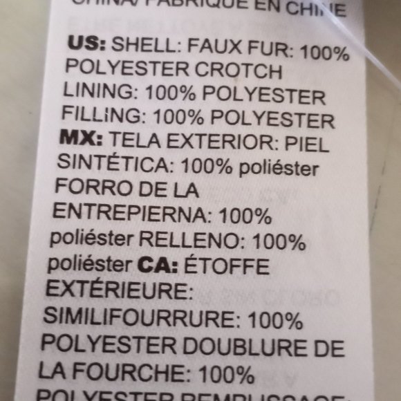 'CHICO'S' Faux Fur Collar/Scarf Ocelot NWT 100% Polyester - Picture 4 of 8